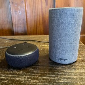 Amazon Dot and Echo